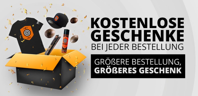 Geschenke bei jeder Bestellung!